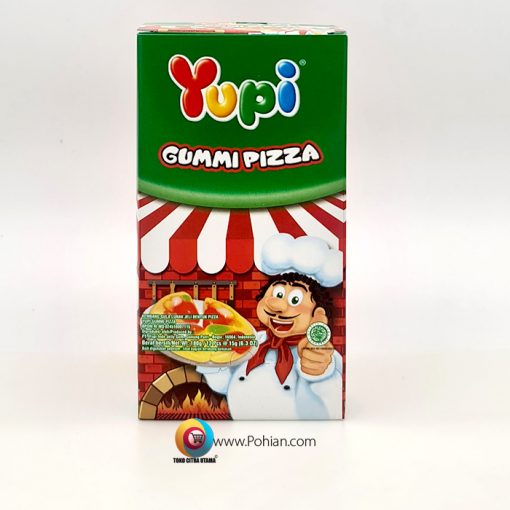 YUPI Gummi Pizza 15 Gram x 12 Pcs