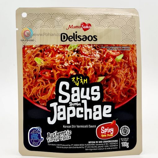 Mama Suka Delisaos Saus Japchae Rasa Pedas 100 Gram