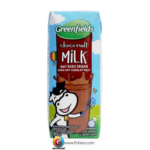 Susu Greenfields UHT Choco Malt 125 ml