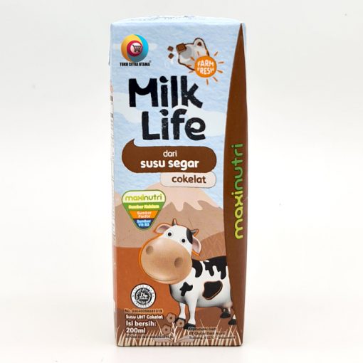 Susu UHT Milk Life Chocolate 200 ml