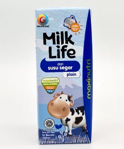 Susu UHT Milk Life Plain 200 ml