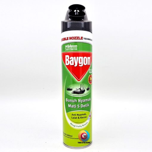 Baygon Aerosol Wangi Fruity Breeze 600 ml