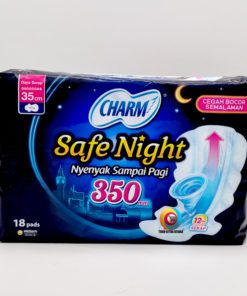 Charm Pembalut Safe Night 35 cm Isi 18 Pcs