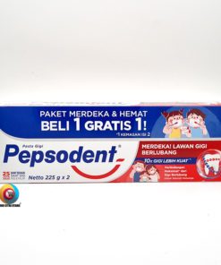 Pasta Gigi Pepsodent White 225 gram Beli 1 Gratis 1