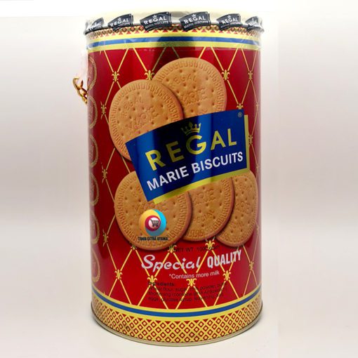 REGAL Marie Biskuit 1 Kg Kaleng