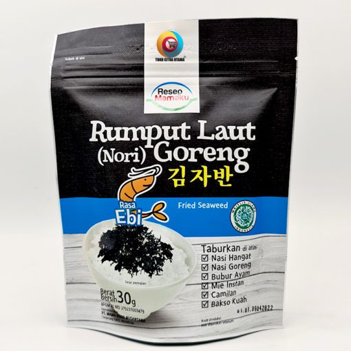 Resep Mamaku Rumput Laut (Nori) Goreng Ebi 30 Gram