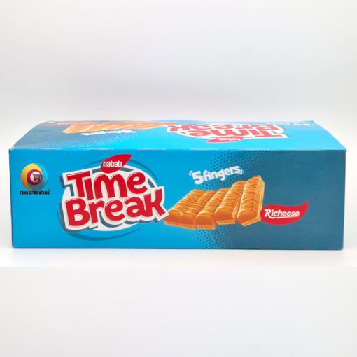 NABATI Time Break 5 Fingers Richeese 20g x 20pcs