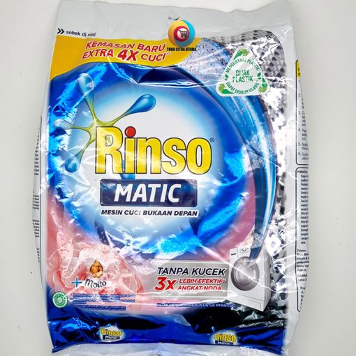 RINSO Matic Mesin Cuci Bukaan Depan 1 Kilo