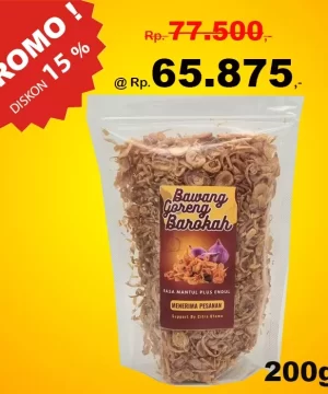 Bawang Merah Goreng Barokah 200gr Refill
