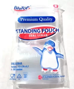 Plastik Standing Pouch 12x20