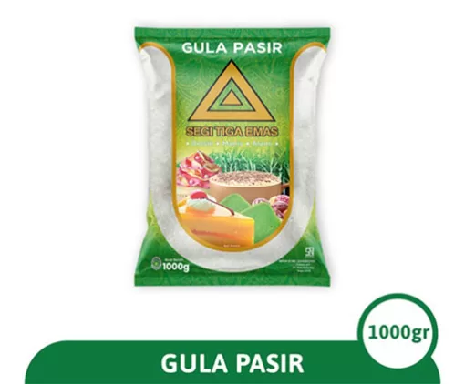 Segitiga Emas Gula Kristal Putih 1kg