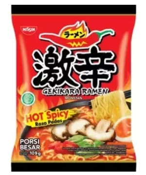 NISSIN Ramen Hot Spicy 109gr