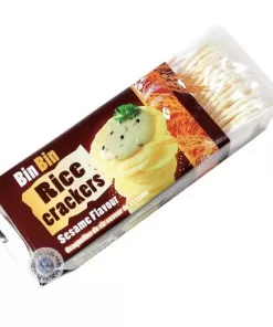 BinBin Rice Crackers Sesame 100gr