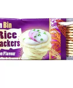 BinBin Rice Crackers Onion 100gr