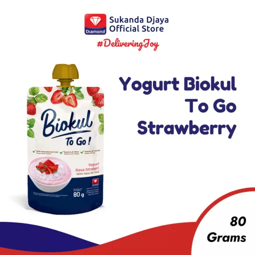 Biokul To Go Yogurt Strawberry 80gr