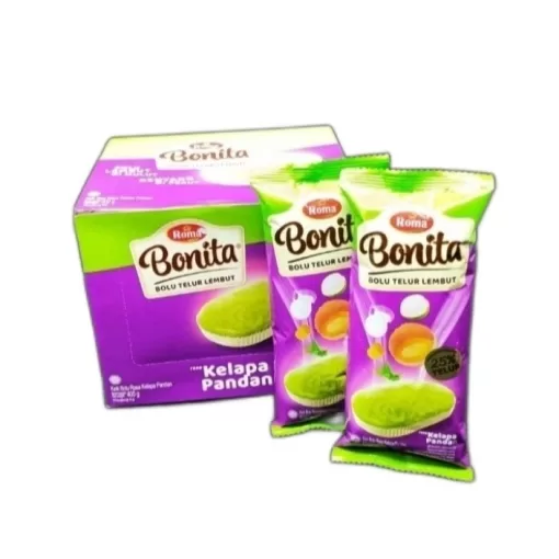 Bonita Bolu Telur KELAPA PANDAN 30gr /12"S