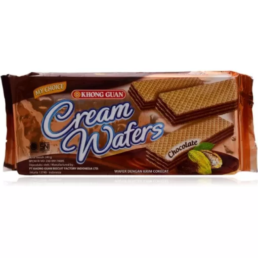 KG Cream Wafers Chocolate 240gr