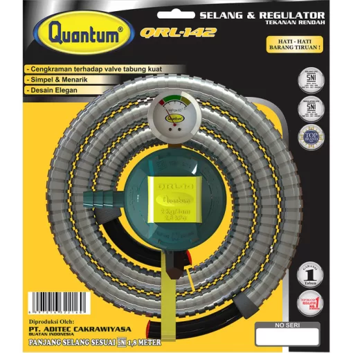QUANTUM QRL-142 Selang&Regulator