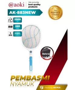 Raket Nyamuk @AOKI AK-883 NEW
