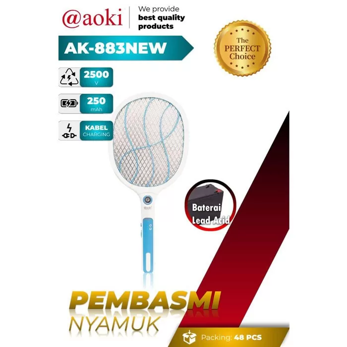 Raket Nyamuk @AOKI AK-883 NEW