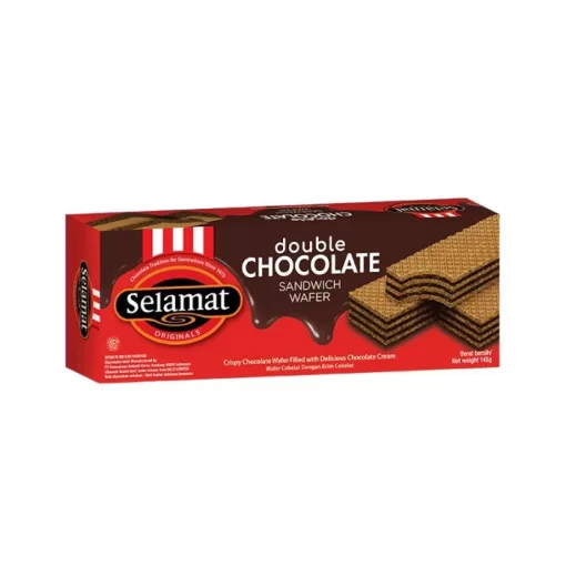 Selamat Wafer Double Chocolate 145gr