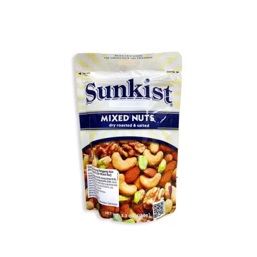 Sunkist Mixed Nuts Dry Roasted&Salted 150gr