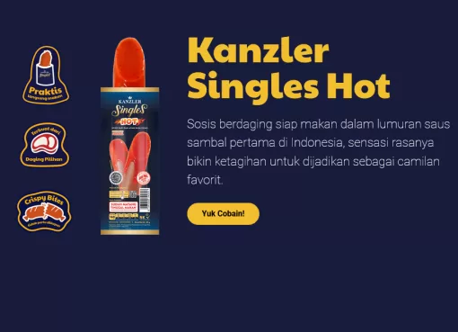 Kanzler Singles Sosis HOT