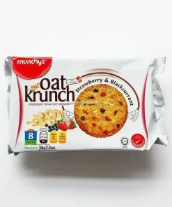 Munchys Oat Krunch Straw & B. 208gr