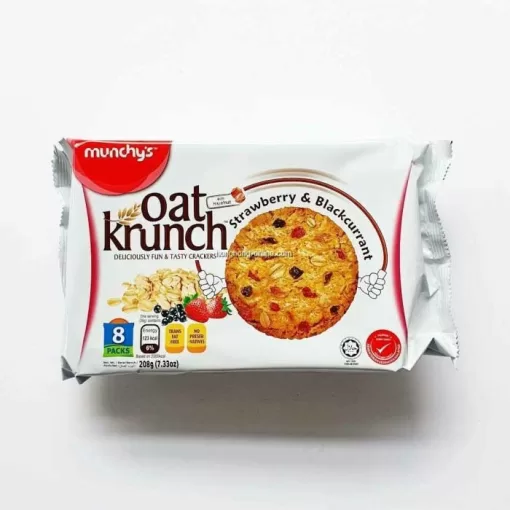Munchys Oat Krunch Straw & B. 208gr