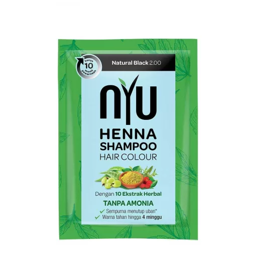 NYU Henna Shampoo Natural Black 2