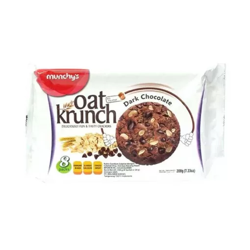 Munchys Oat Krunch Dark Chocolate 208gr