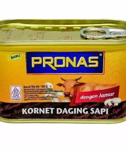 Pronas Kornet Daging Sapi Dengan Jamur 198gr