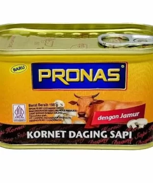 Pronas Kornet Daging Sapi Dengan Jamur 198gr