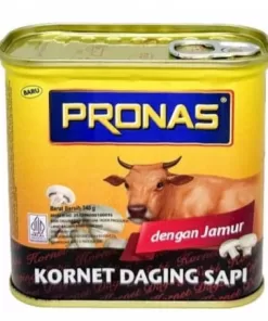 Pronas Kornet Daging Sapi Dengan Jamur 340gr