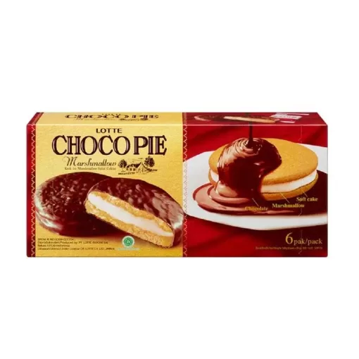 CHOCO PIE RED LOTTE 6 PCS 168gr