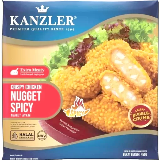 Kanzler Crispy Chicken Nugget Spicy 450gr