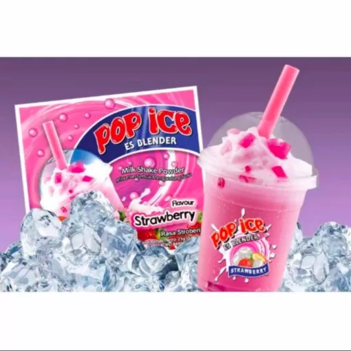 POP ICE STRAWBERRY 10"S