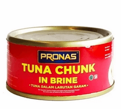 Pronas TUNA CHUNK in Brine 185gr