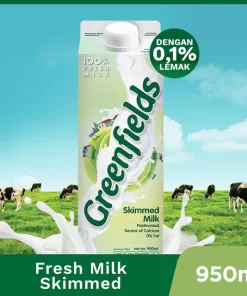 Greenfields Skimmed Milk 950ml