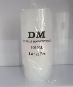 Mangkok/Wadah Plastik 500ml/25"S