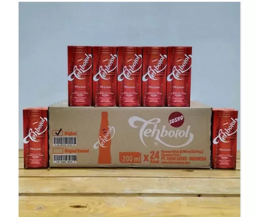 Sosro Teh Botol Kotak 200 ml/24"s