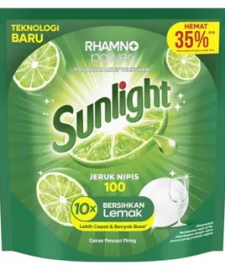 Sunlight Sabun Cuci Pencuci Piring Cair Jeruk Nipis Lime 910gr
