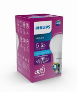 Philips LED E27- Putih  6 W