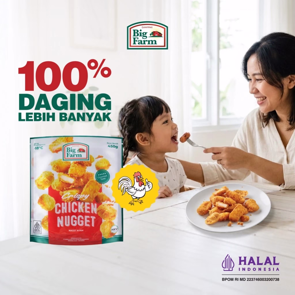 Big Farm Crispy Chicken Nugget 450gr