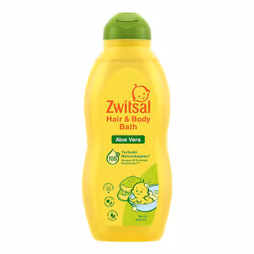 Zwitsal Bath Hair & Body Aloe vera 100ml
