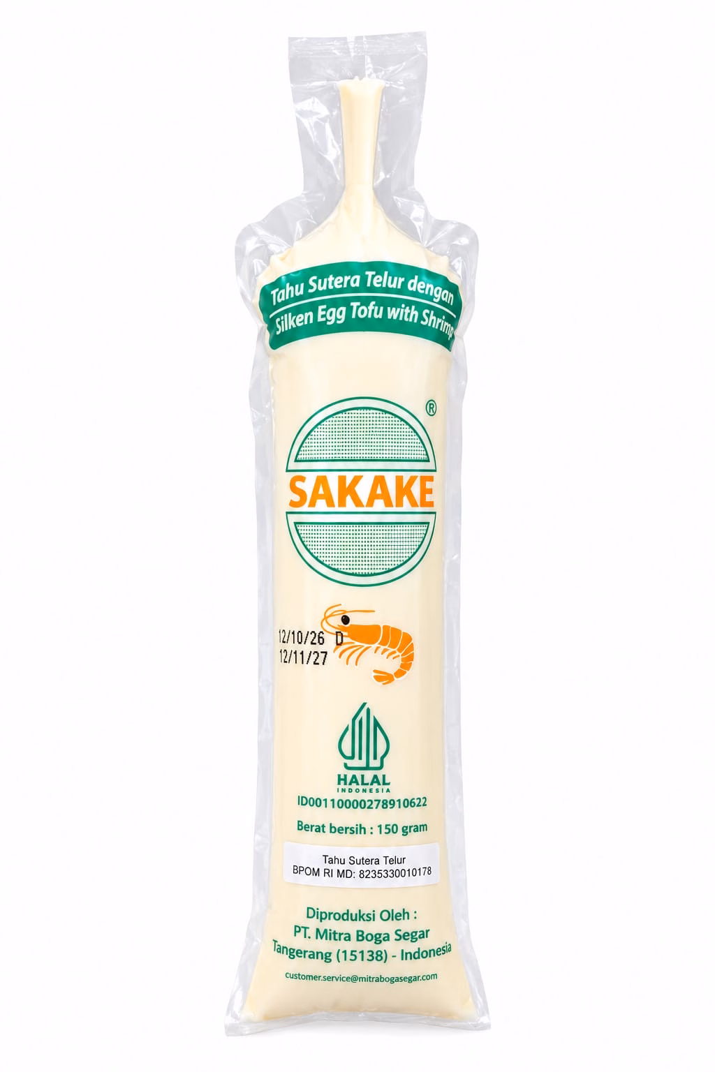Sakake Egg Tofu Shrimp 150gr