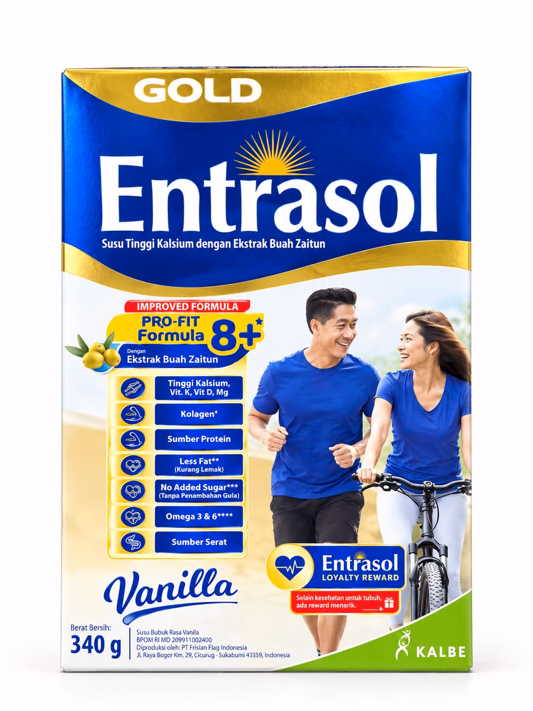 Entrasol Gold Vanilla 340gr