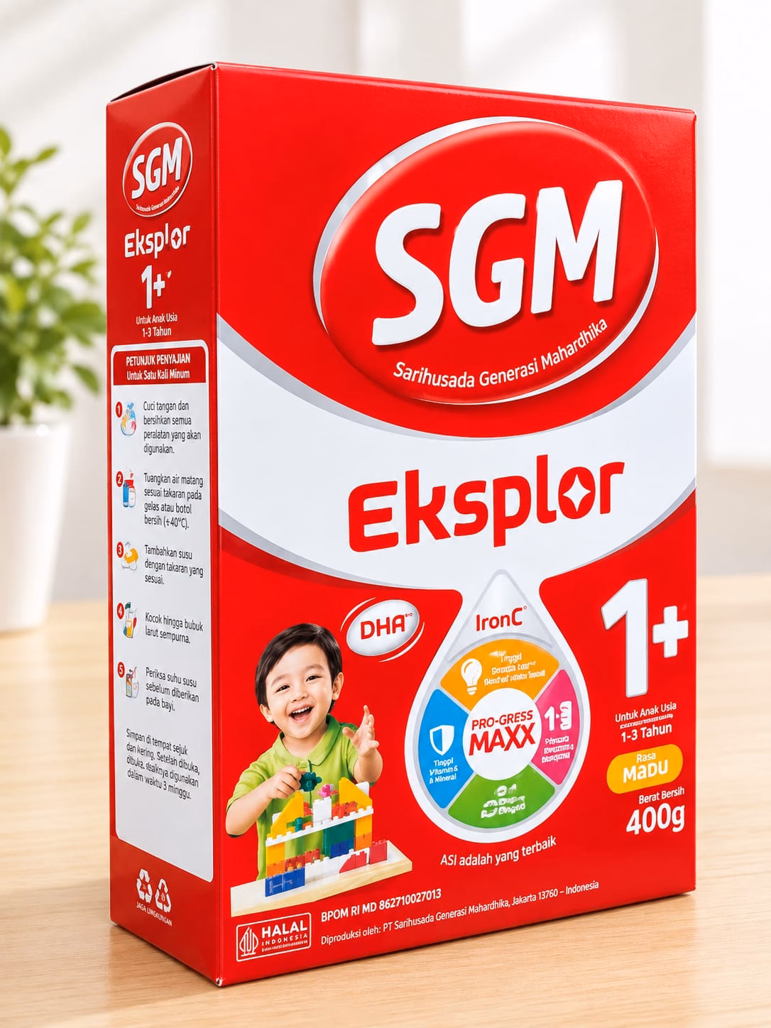 SGM Eksplor Aktif 1+ Madu 400gr